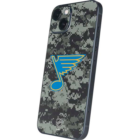 NHL St. Louis Blues Camo iPhone 14 Plus Skin